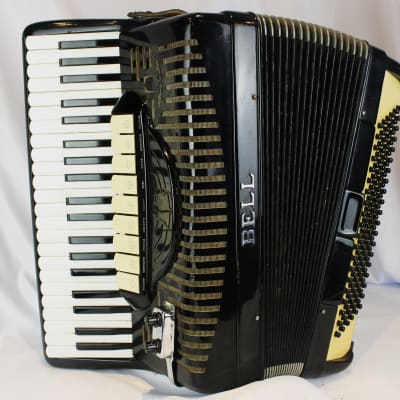 6460 - Black Bell Piano Accordion LMH 41 120 image 1
