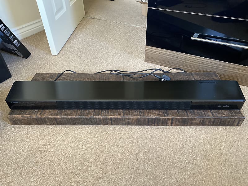 Yamaha Soundbar - Model NO. YSP-2500 Subwoofer - Model NO. NS-WSW120 2010s  Black