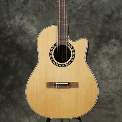 Ovation 1773AX-4 Professional Timeless Collection Mid Depth Nylon 6-String Acoustic-Electric Guitar for sale