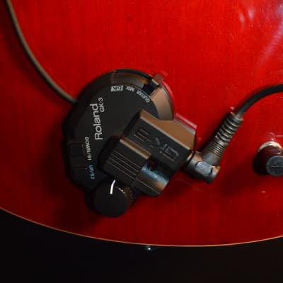 Hamer Echotone XT Series Semi-Hollow F Hole Electric Guitar w/ Roland GK-3 and Hardshell Case image 3