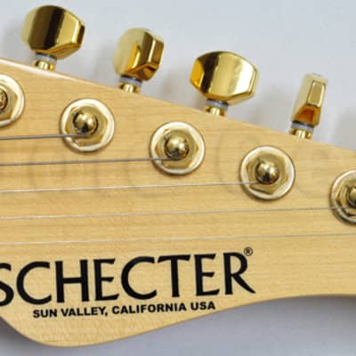 Schecter CET Koa Top USA Custom Shop Electric Guitar Tobacco Burst image 9