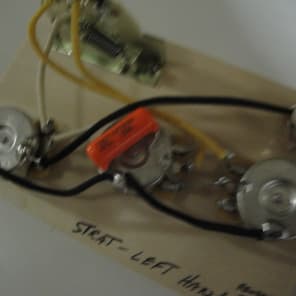 Made for Fender Stratocaster True Left Hand Wiring Harness  Reverse Taper 250k CTS pots image 2