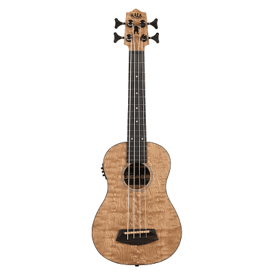 ウクレレベース KALA U-BASS Journeyman Black Journeyman Mahogany Acoustic-Electric U•BASS® with F