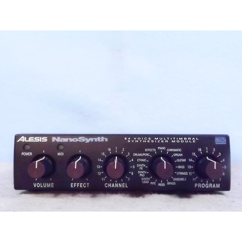 鍵盤楽器 Alesis NanoSynth 64-Voice Synth Module Alesis NanoSynth | Reverb