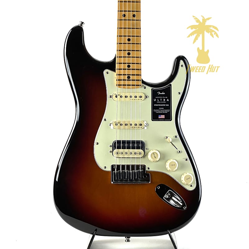 Fender American Ultra Stratocaster HSS with Maple Fretboard - Ultraburst image 1