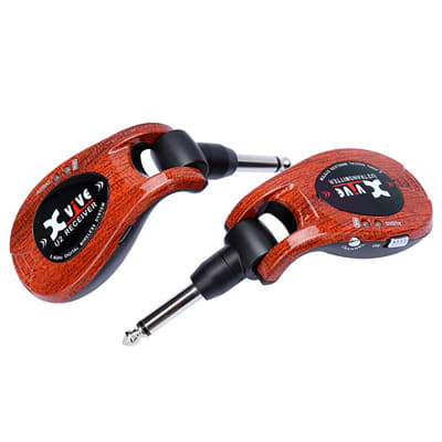 Mint Xvive U2 Wireless System Electric Guitar Live Stage Transmitter Receiver Redwood image 4