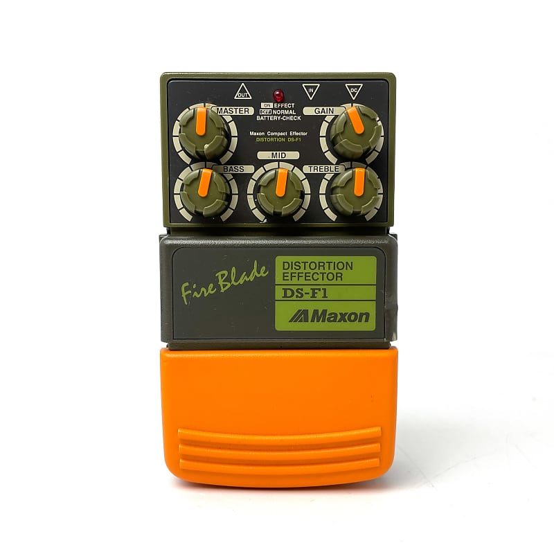 Maxon DS-F1 Fireblade Distortion Effects Pedal Made in Japan