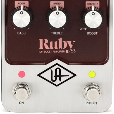 Universal Audio Ruby '63 Top Boost Amplifier Pedal image 1