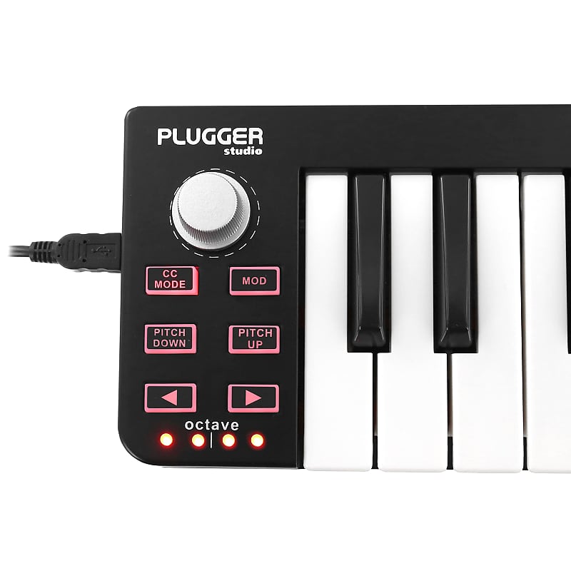 Plugger Studio Pocket Control Portable USB MIDI Controller for PC