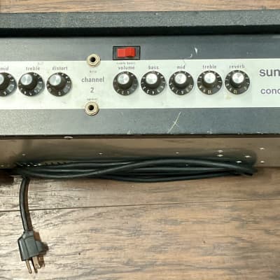 Sunn Concert Lead Guitar Amp Head 1970s - Black for sale
