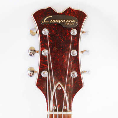 Bruno Conqueror  Semi Hollow Electric Guitar w/ Vibrato Bridge in Sunburst image 2