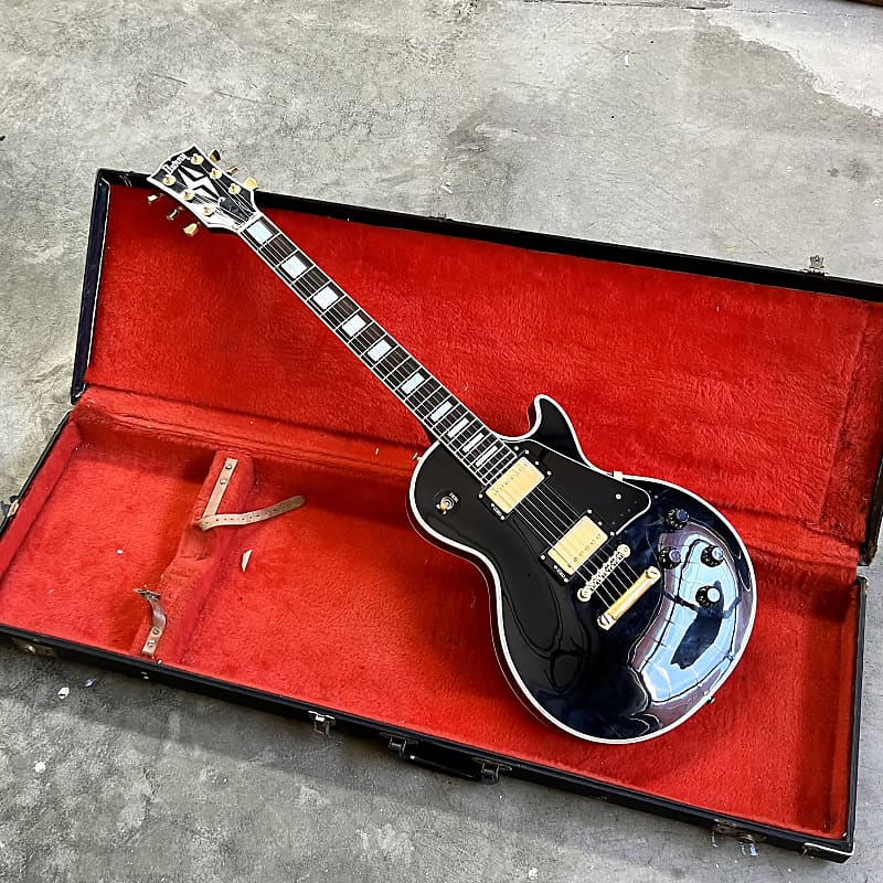 Burny RLC-60 Custom c 1980's Black beauty original vintage MIJ 