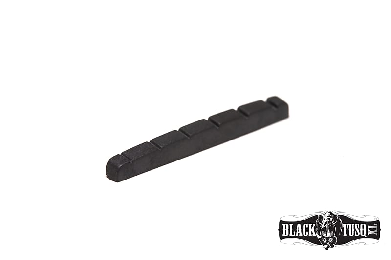 Graph Tech Black Tusq XL PT-5043-00 Slotted Cort Strat Tele Style Nut image 1
