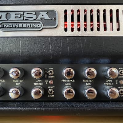 Mesa Boogie Dual Rectifier Solo Head 3-Channel 100-Watt Guitar Amp 