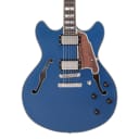USED D'angelico Deluxe DC - Limited Edition Electric Guitar - Sapphire