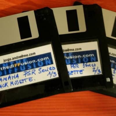 Yamaha PSR Series PACK MUSETTE THE DANSANT Animation PSR8000 PSR9000 7000 3 Disk