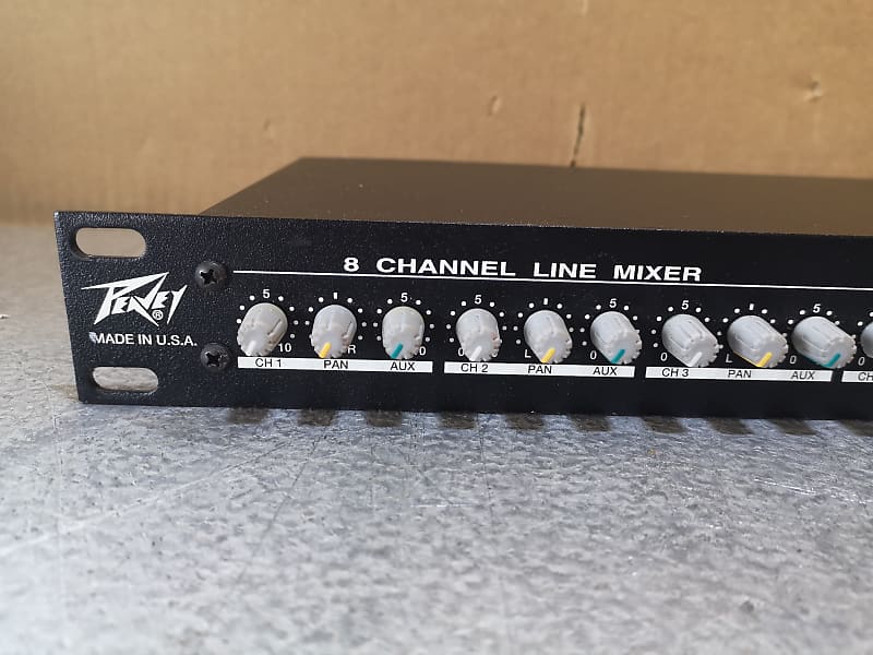 Peavey 8 Channel Line Mixer Model LM 8 UNTESTED FOR PARTS! AS IS !!