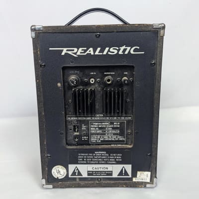 Radio Shack - Realistic MPS-20 Portable Amplified Speaker System - Black image 9