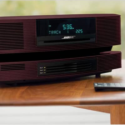 Bose Wave Music System III with Multi-CD Changer, Burgundy Limited Edition image 3