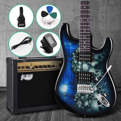 ALPHA SKULL Electric Guitar and 20w Amp Pack with Bag image 7