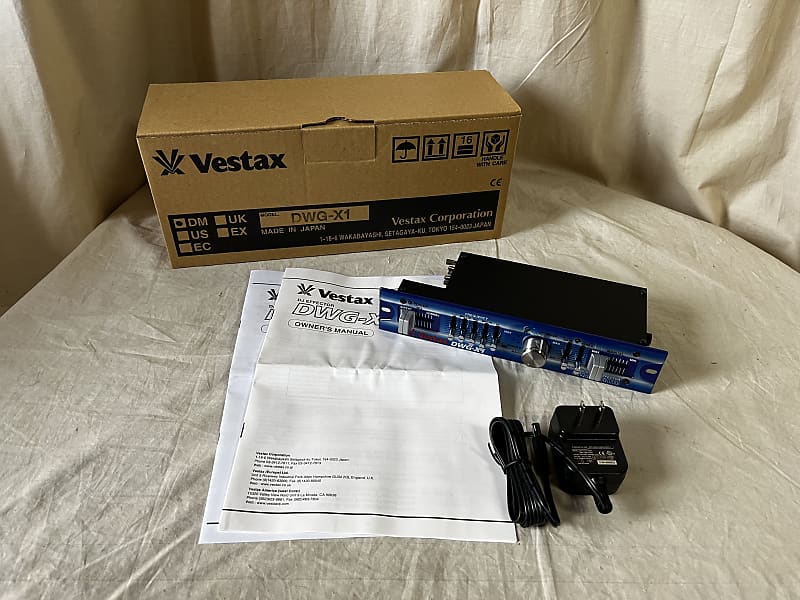 Vestax DWG-X1 Wah Filter w/ box, power supply