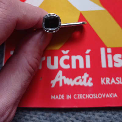 Amati Kraslice Drum key rare 70s-80s - Chrome image 4
