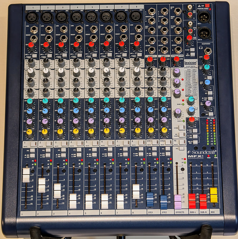 Soundcraft MFXi 8-Channel Mixer with Lexicon Effects