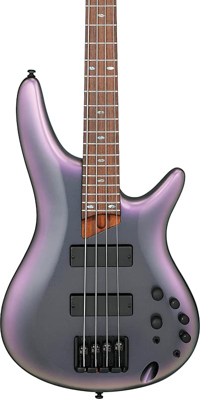 Ibanez SR500E SR Standard 4-String Bass Guitar, Black Aurora Burst image 1