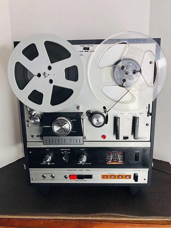 Vintage Roberts 778X Intergrated Reel to Reel Recorder -4 Track 2 Channel  w/ 8 Track