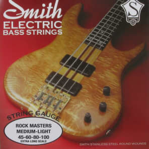 Ken Smith RMML-X Rock Master 4 String Medium Light (45 - 65 - 80 - 100) Extra Long Scale for sale