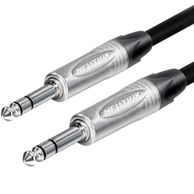 Digiflex NSS-25 Pack of 5: 25' ft feet 1/4" TRS to TRS Stereo Audio Patch Cables image 2