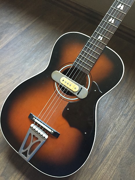 Parlor guitar shop pickup