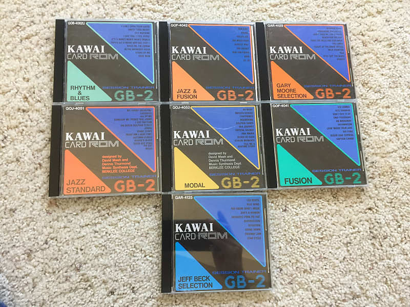Kawai GB-4 plus three GB-4 Rom Cards plus Kawai EC- 16 card