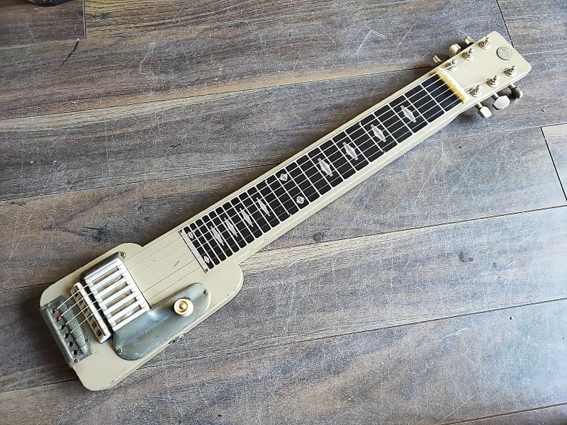 1961 Teisco Model Z 6-String Lap Steel Slide Electric Guitar