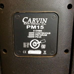 Carvin 15 inch speaker sale
