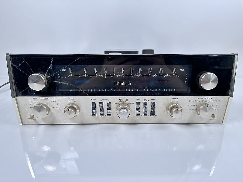Vintage McIntosh MX110 Stereophonic Tuner Pre Amplifier  			