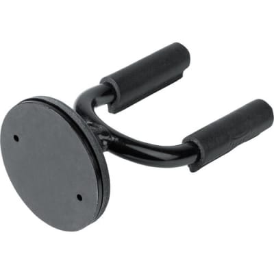 Levy's - Forged Leathers - Black Forged Guitar Hanger w/ Black Leather image 5