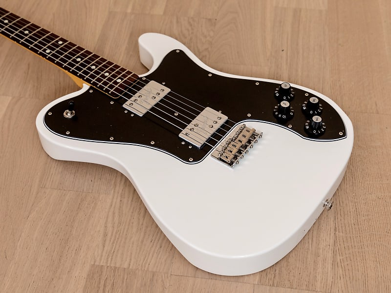 2019 Fender Hybrid Telecaster Deluxe Olympic White Mint