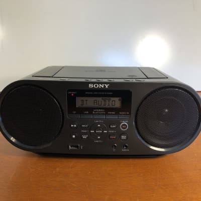 Sony Bluetooth CD/Radio Boombox, Black, ZS-RS60BT 