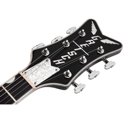 Gretsch G6636TSL Players Edition Silver Falcon Center Block Double-Cut 6-String Right-Handed Electric Guitar with String-Thru Bigsby (Black) image 5