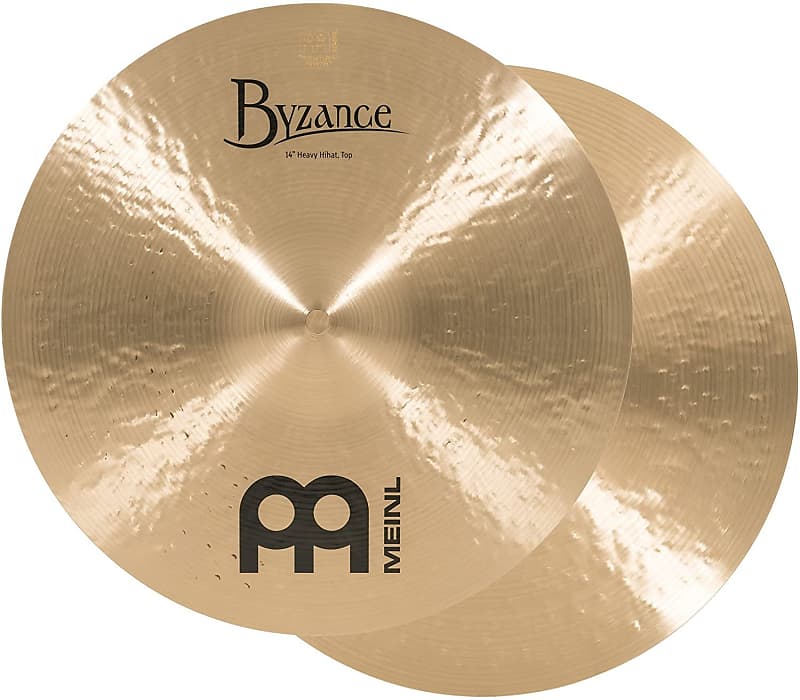 Meinl Cymbals B14HH Byzance 14-Inch Traditional Heavy Hi-Hat Cymbal Pair (VIDEO) image 1