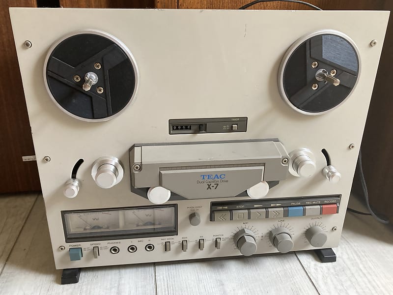 PLEASE READ!! TEAC X-7 1/4 4-Track 2-Channel Reel to Reel Tape Deck  Recorder