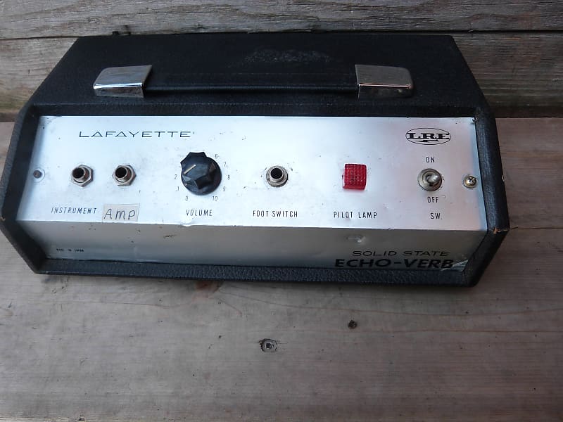 Lafayette echo verb solid state reverb spring reverb | Reverb