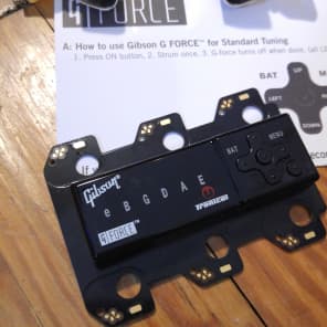 Gibson g force tuner manual sales