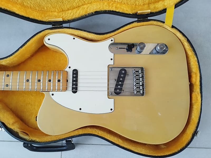 Rare Vintage Hisonus Telecaster 1970s - Japan - cream with HardCase