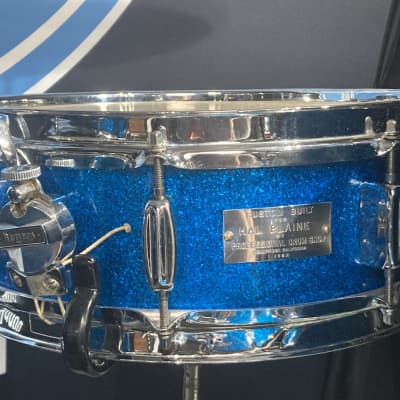 Rogers Hal Blaine's Original "Tommy Sands" Drum Set. Authenticated!! 1950s - Blue Sparkle image 23