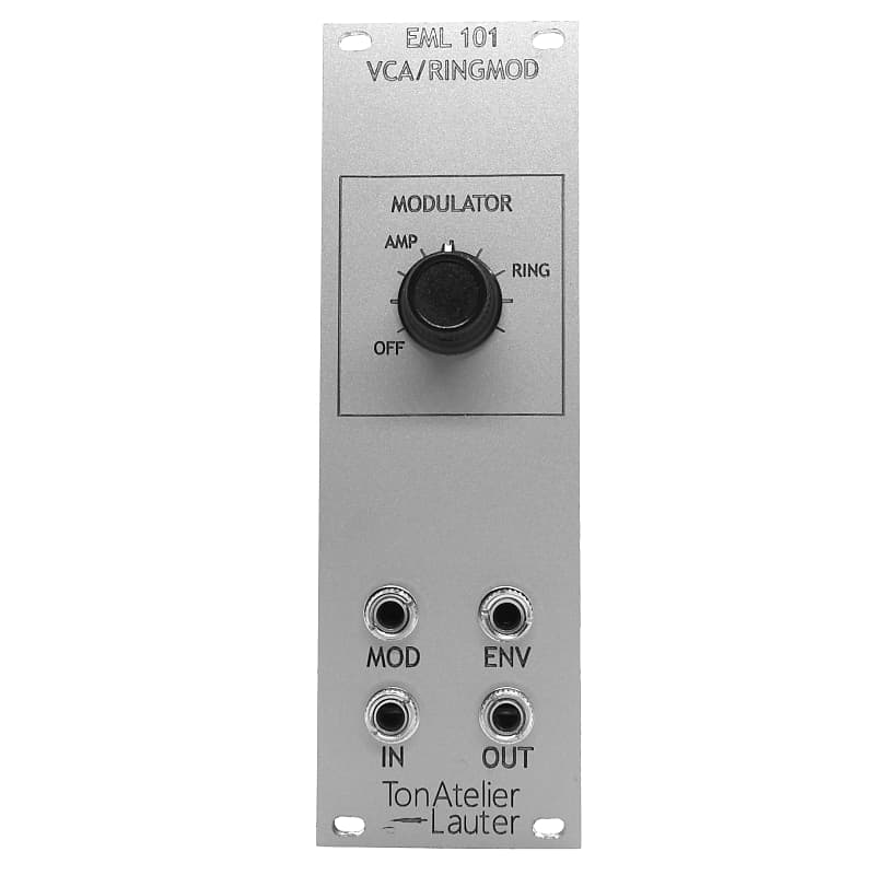 EML 101 VCA/ Modulator Eurorack Module Silver imagen 1