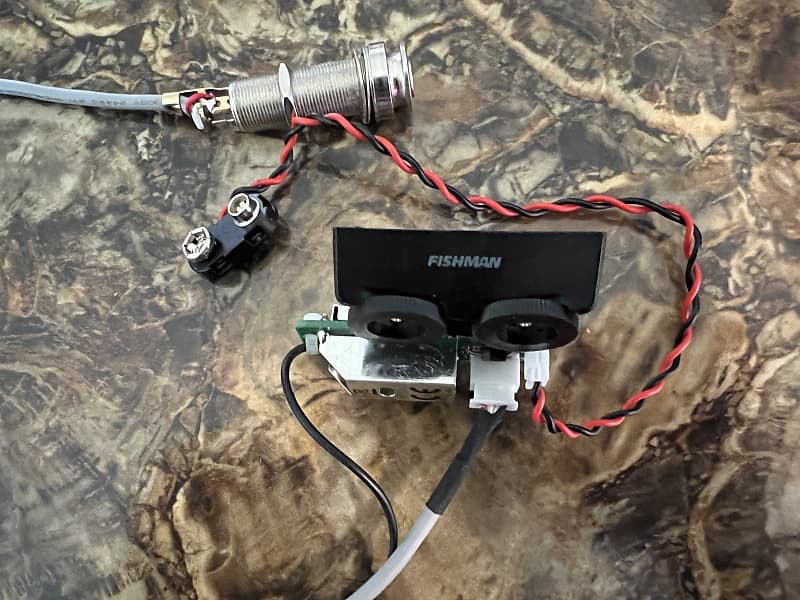 Fishman Sonitone GT2 Acoustic Guitar Undersaddle Pickup Reverb