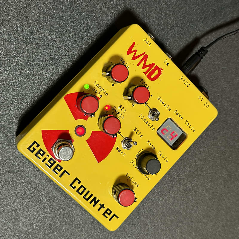 WMD Geiger Counter Digital Destruction Guitar Pedal | Reverb