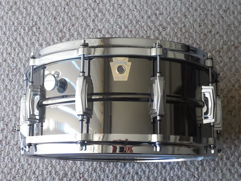 Ludwig LB417M Black Beauty 6.5x14" Brass Snare Drum with P-86 Millennium Strainer	 image 1